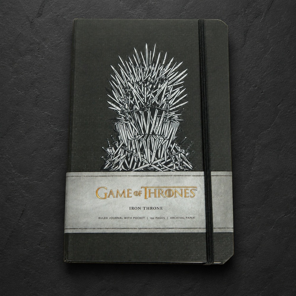 Game of Thrones Iron Throne Ruled Journal Hardcover Notebook Insight Editions